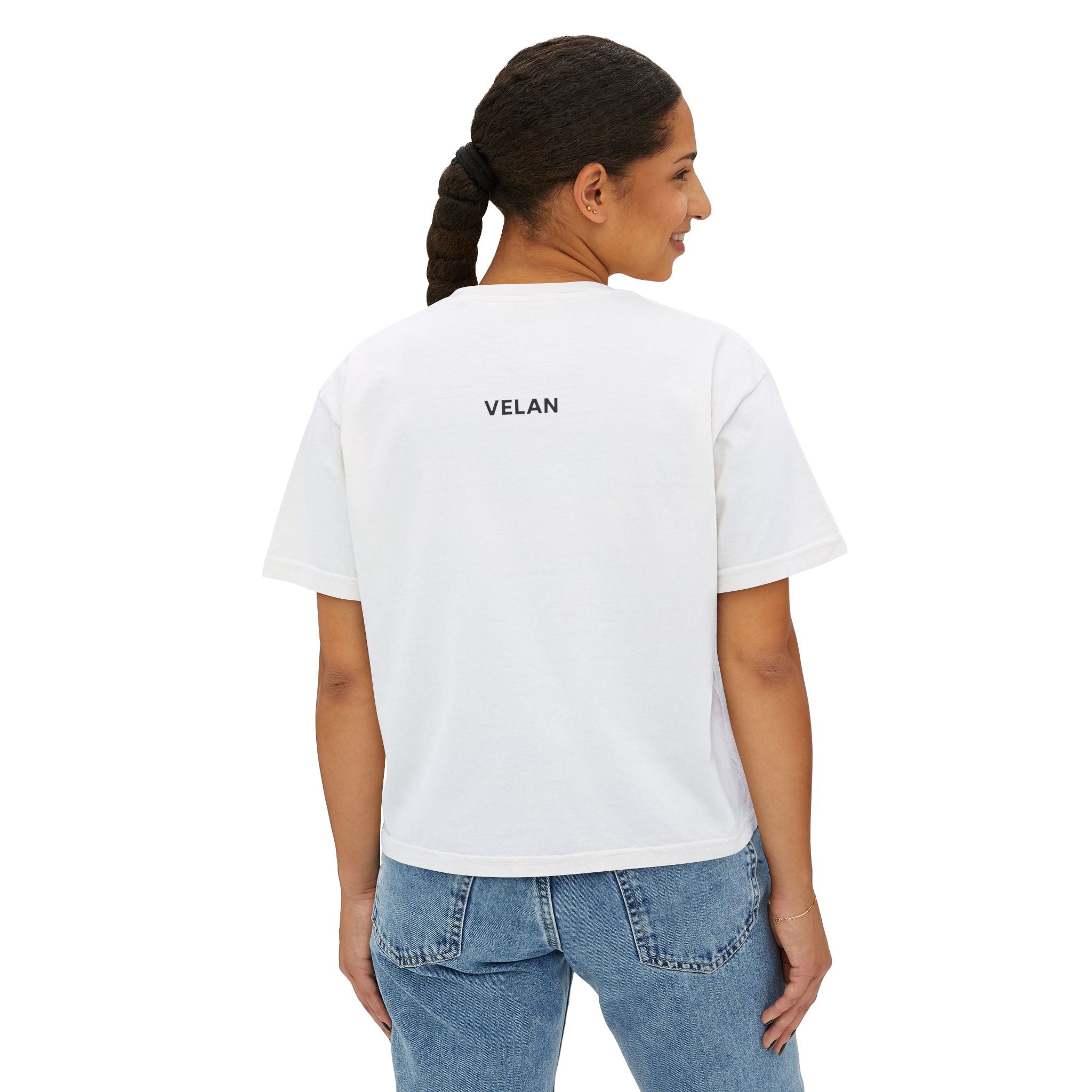 Velan Women's Minimalist Boxy Tee