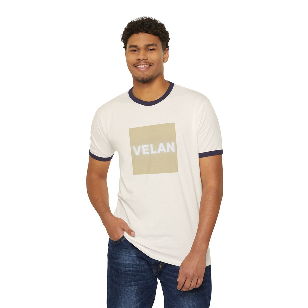 Velan Unisex Retro Ringer Tee
