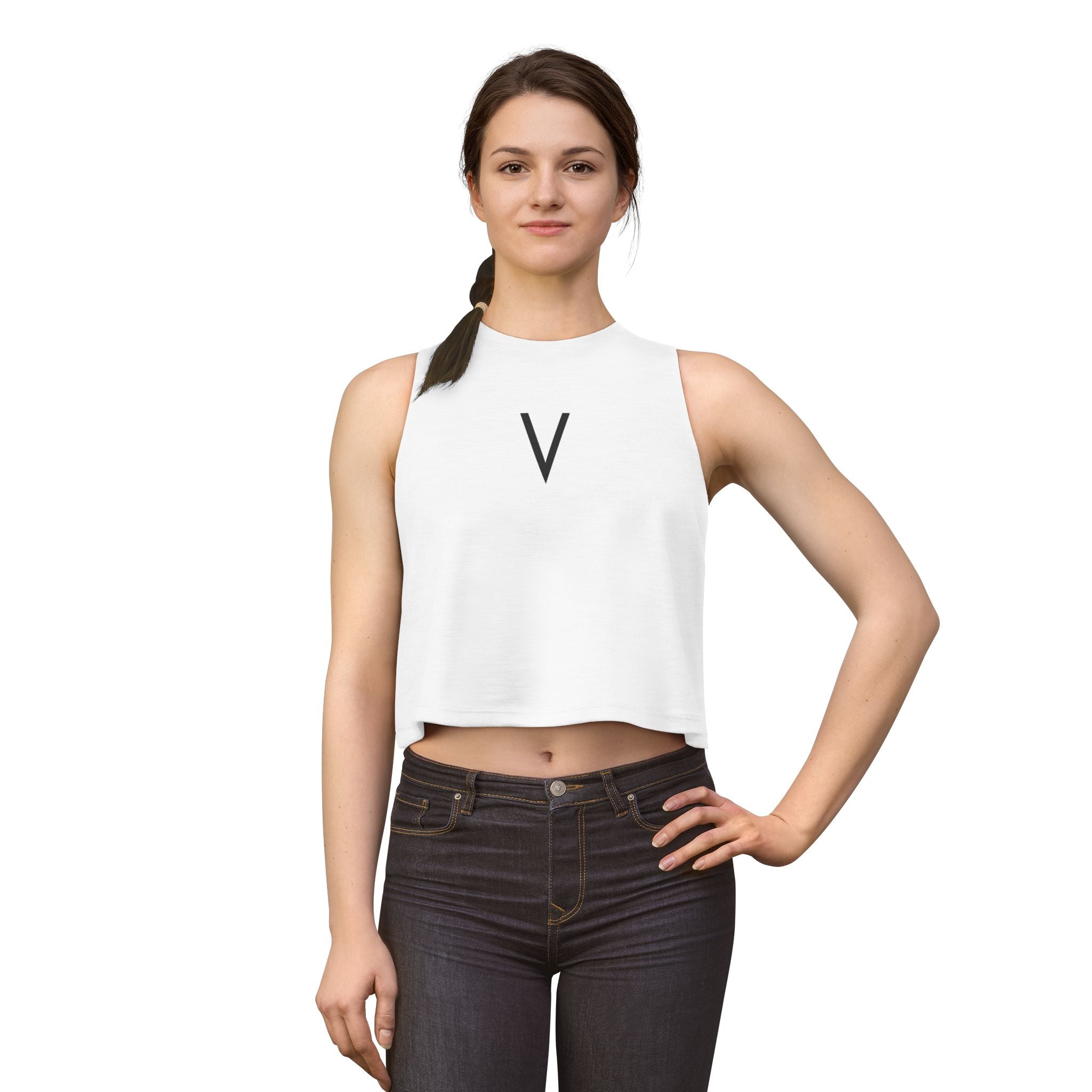 Velan Women's Minimalist Crop Top Tank