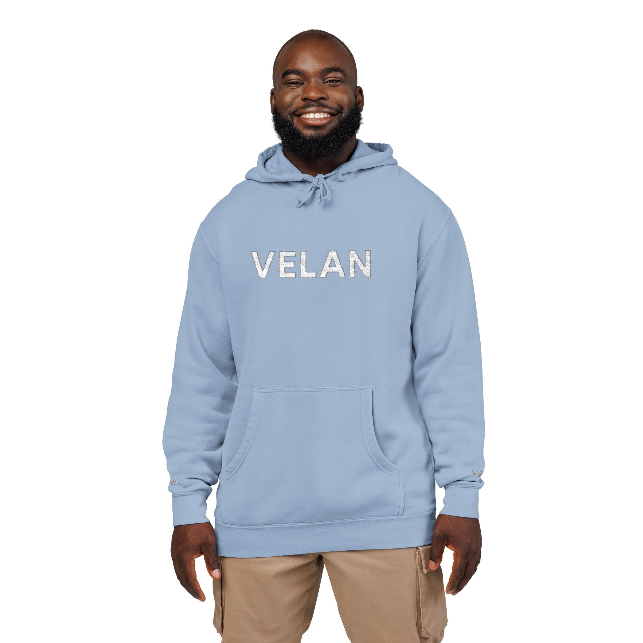 Velan Distressed Pigment-Dyed Hoodie