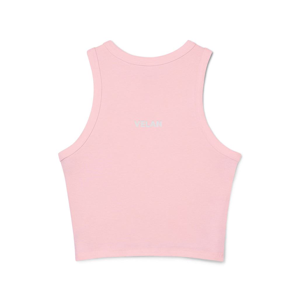 Velan Women's Hearts Tank Crop Top