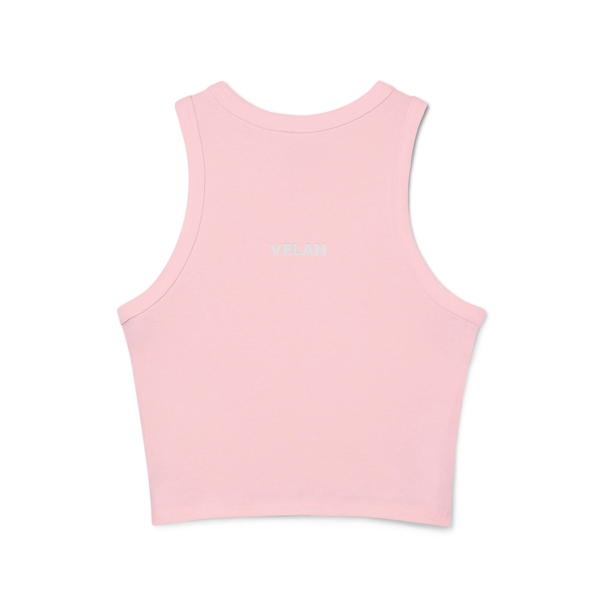 Velan Women's Hearts Tank Crop Top