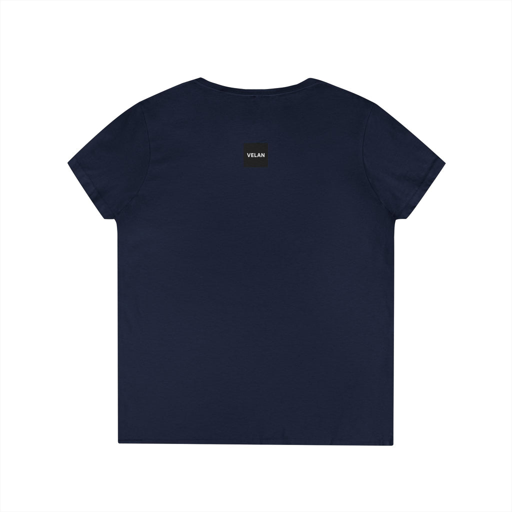 Velan Women's Minimalist V-Neck Tee