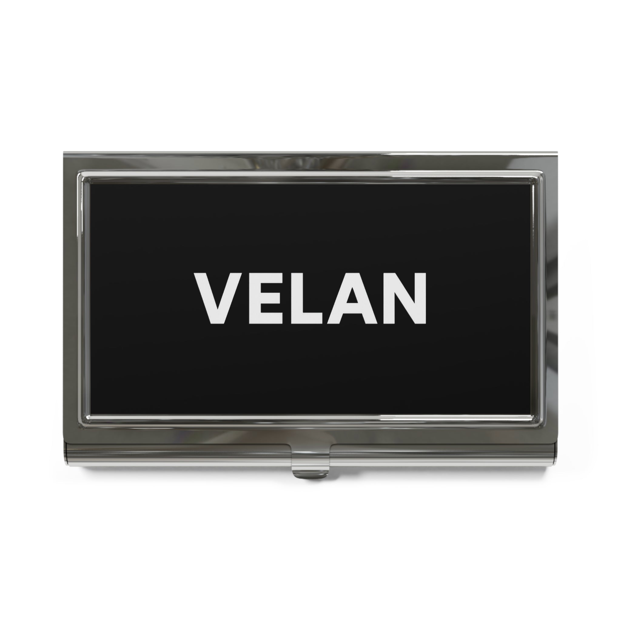 Velan Black Metal Business Card Holder