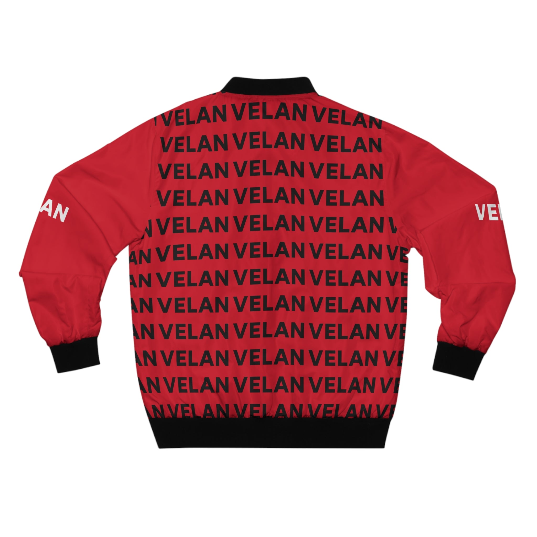 Velan Red Bomber Jacket