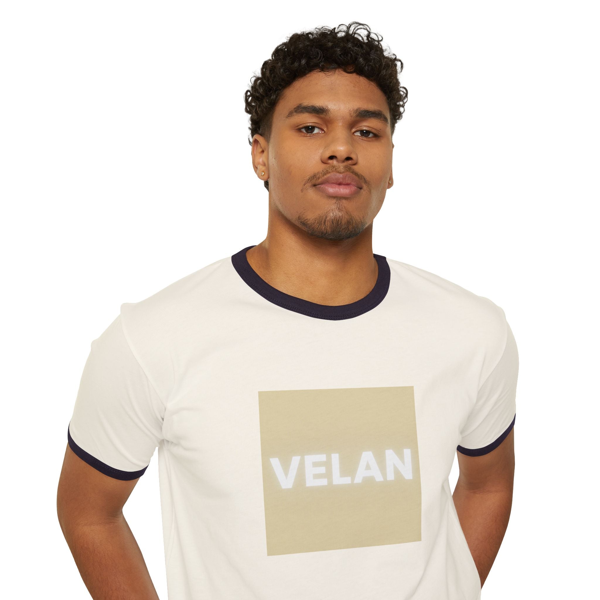 Velan Unisex Retro Ringer Tee