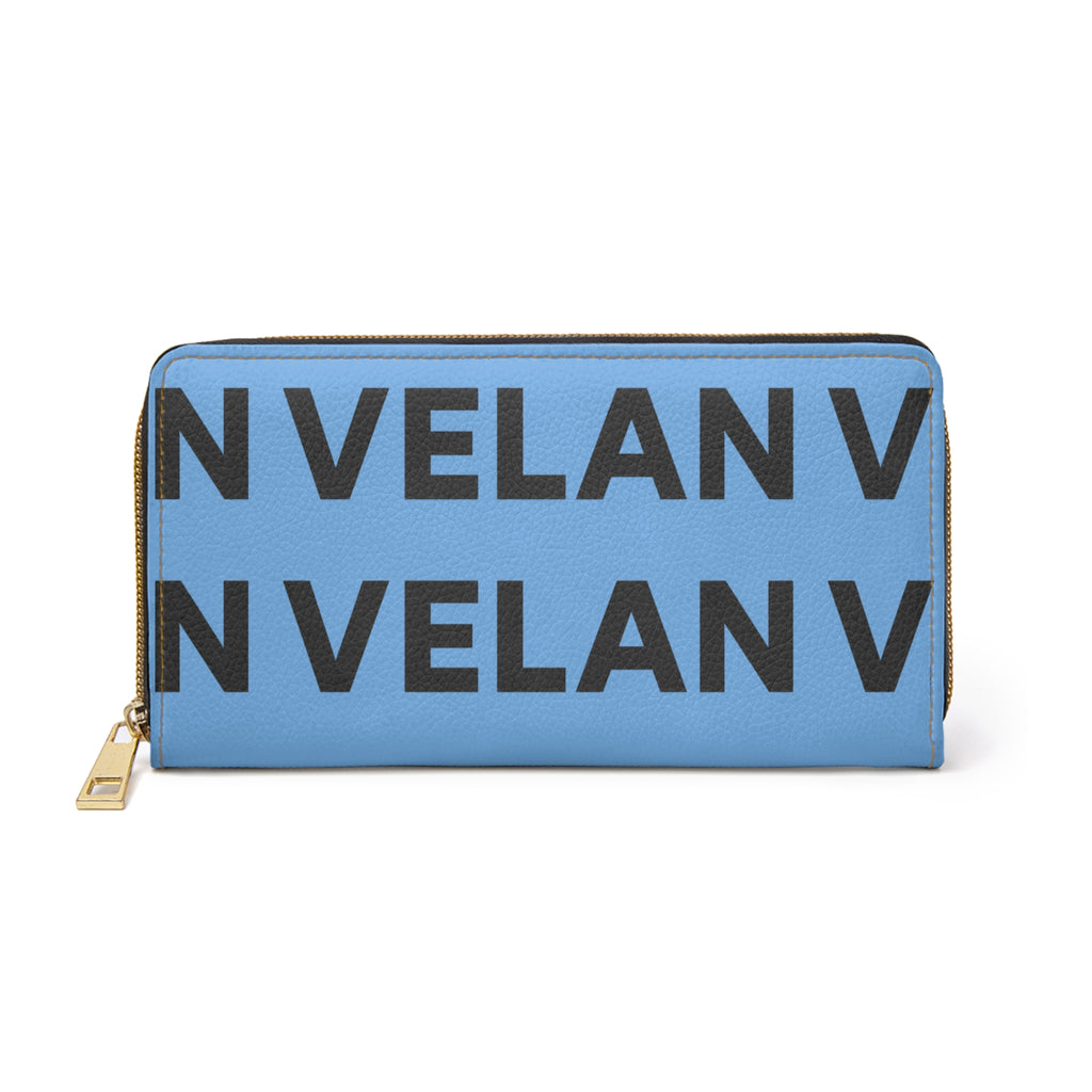 Velan Blue Zipper Wallet