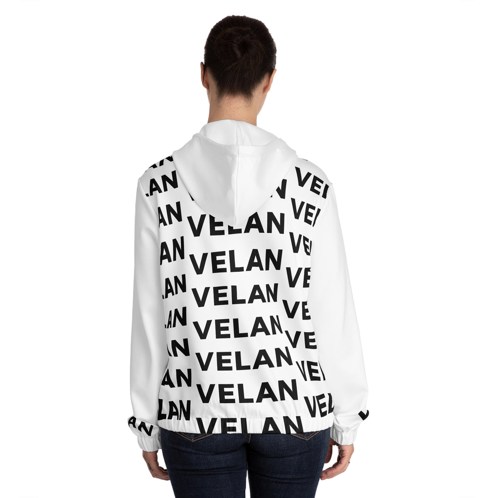 Velan Women’s Bold Monogram Full-Zip Hoodie