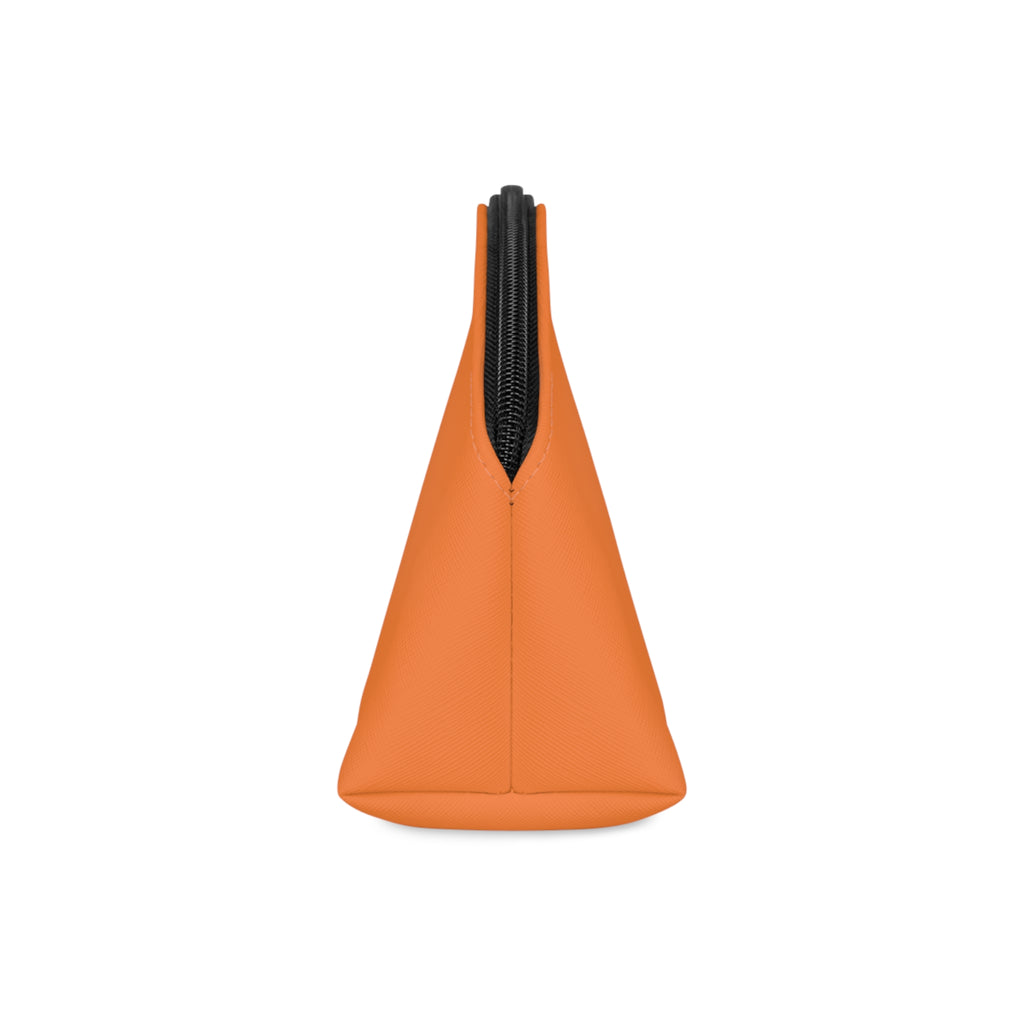 Velan Orange Wristlet Makeup Bag