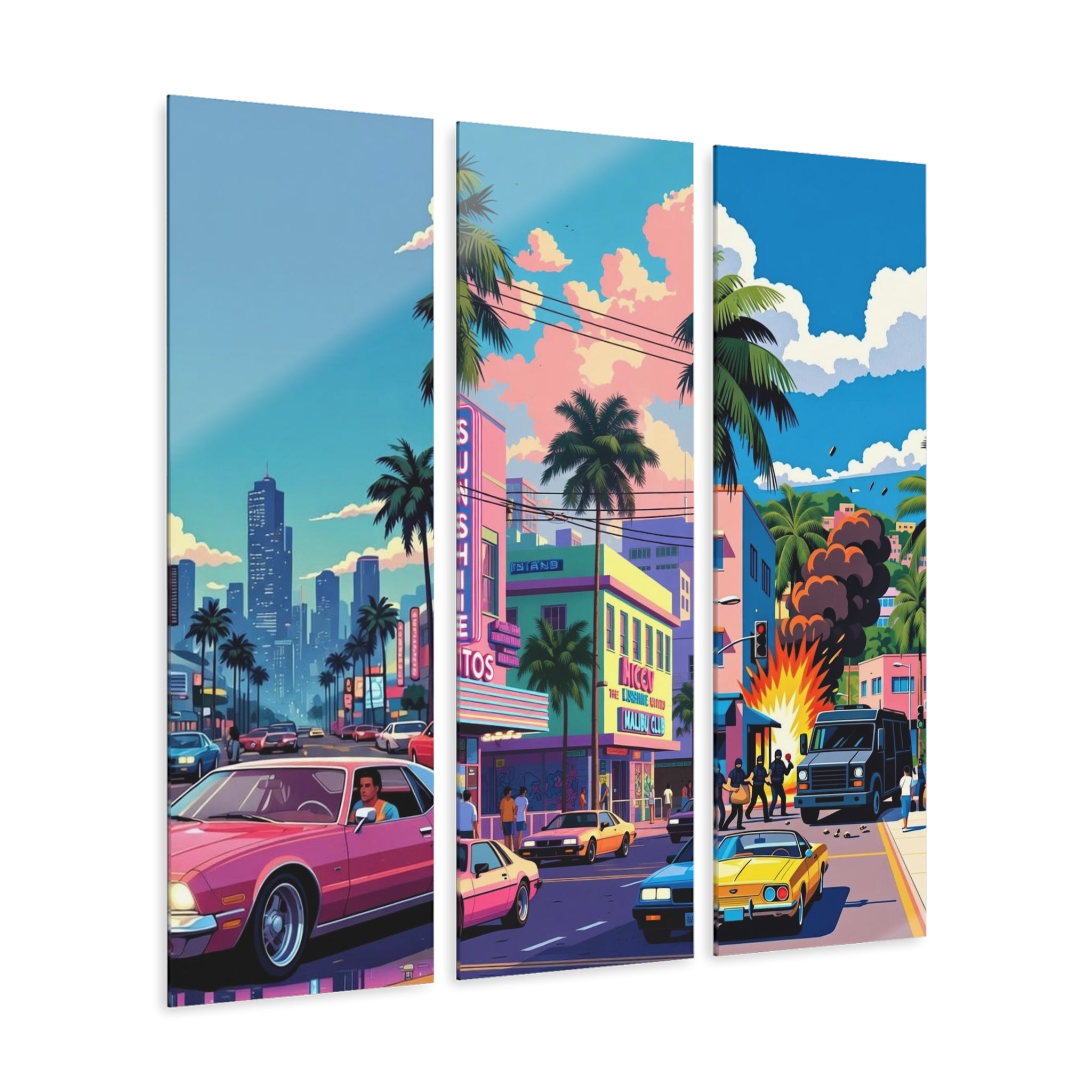 Velan City Acrylic Print — Modern Wall Art