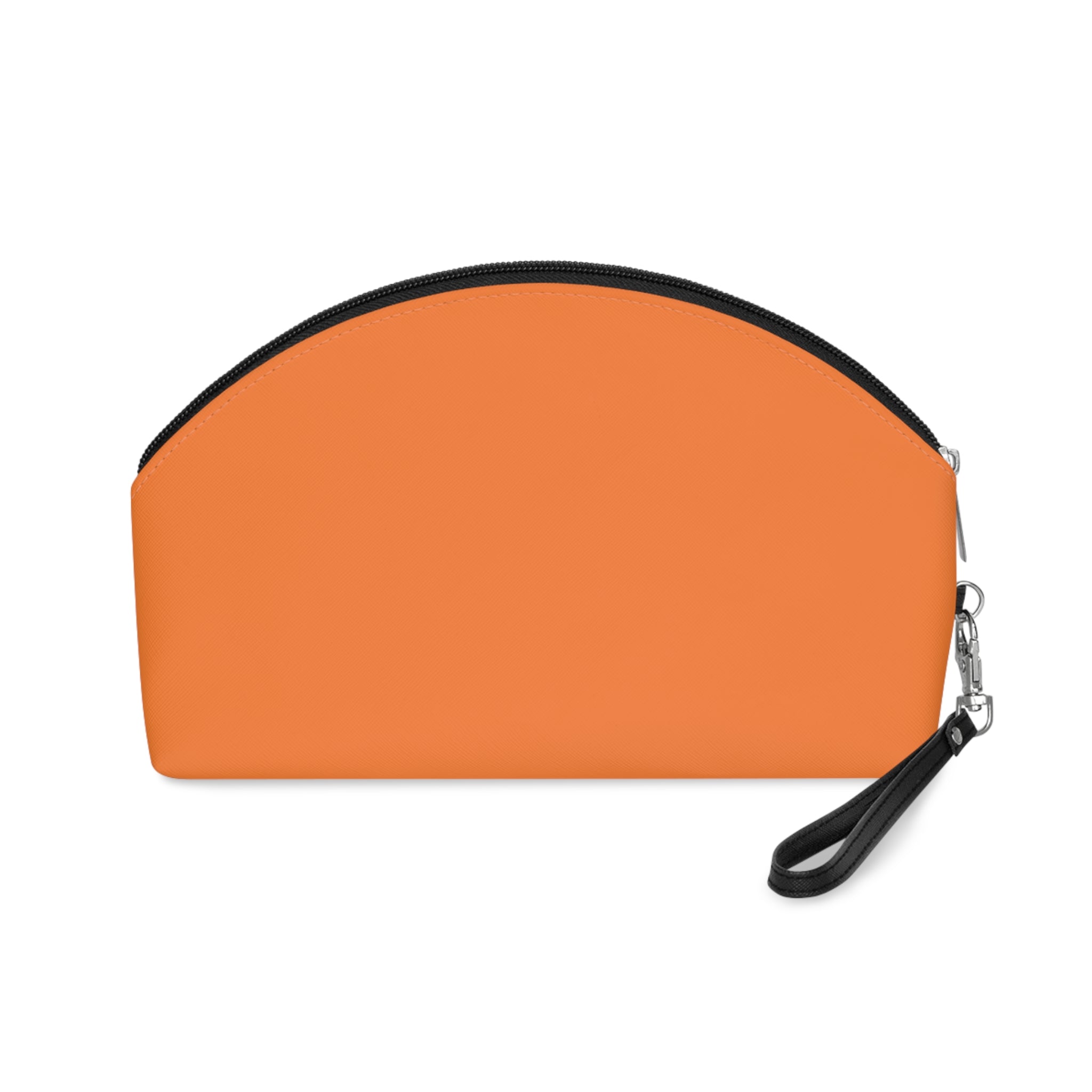 Velan Orange Wristlet Makeup Bag