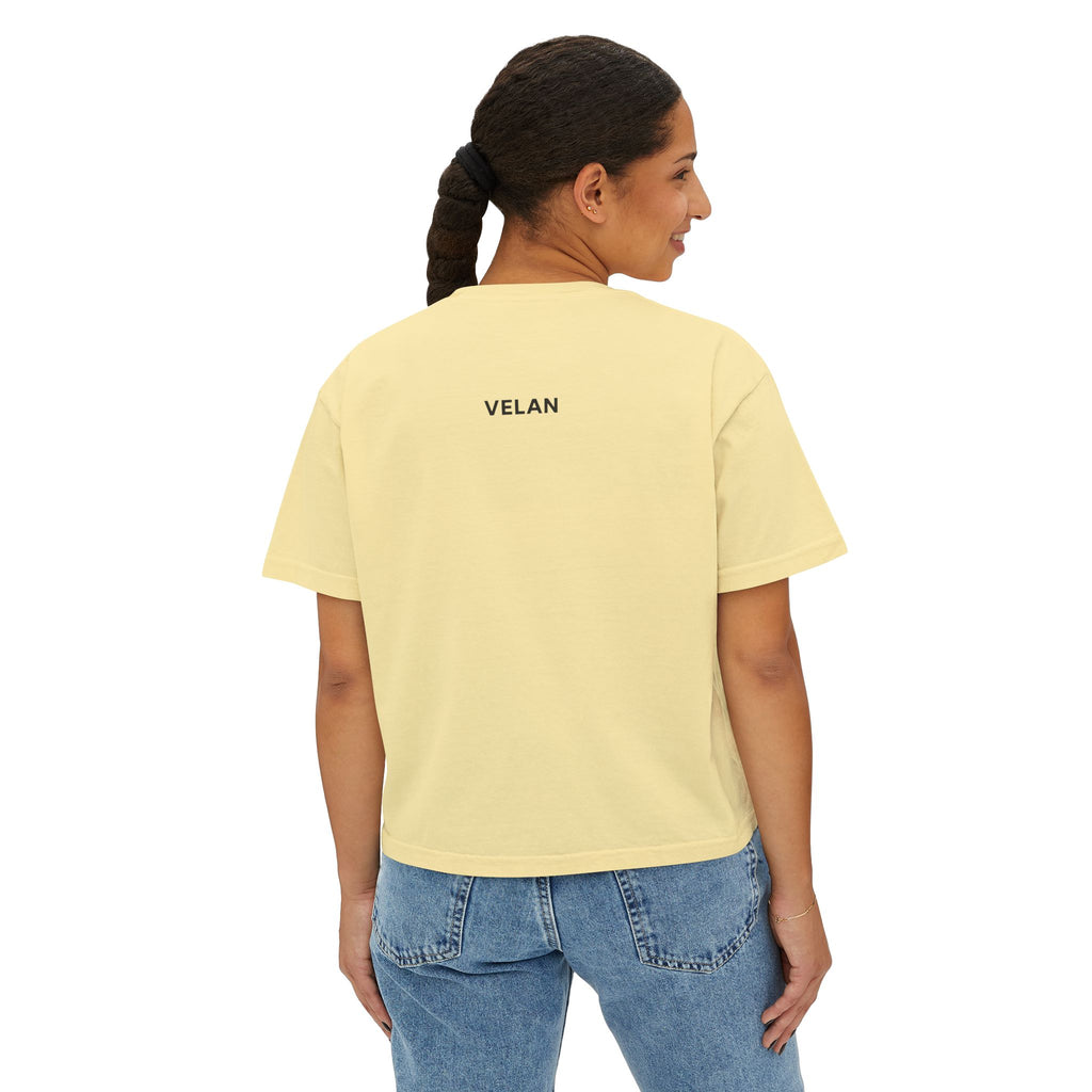 Velan Women's Minimalist Boxy Tee