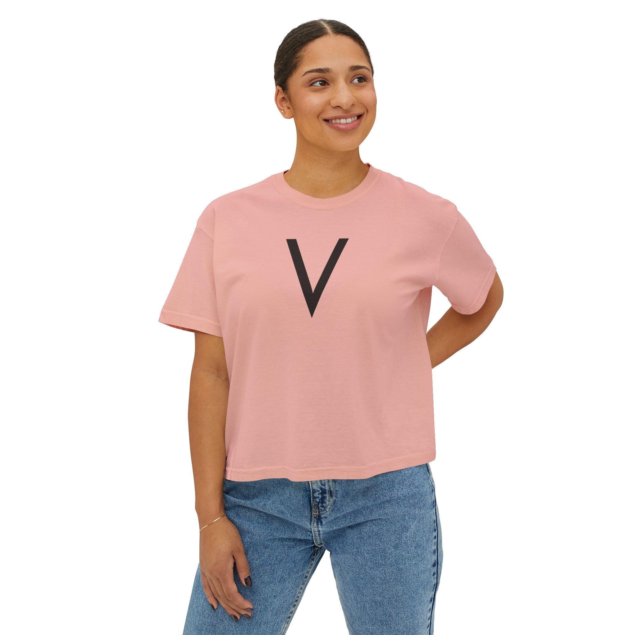 Velan Women's Minimalist Boxy Tee