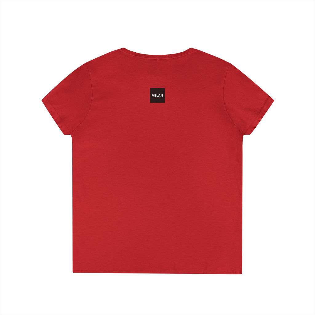 Velan Women's Minimalist V-Neck Tee