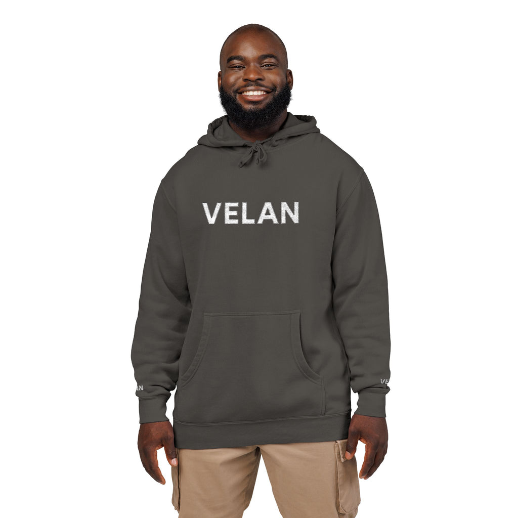Velan Distressed Pigment-Dyed Hoodie
