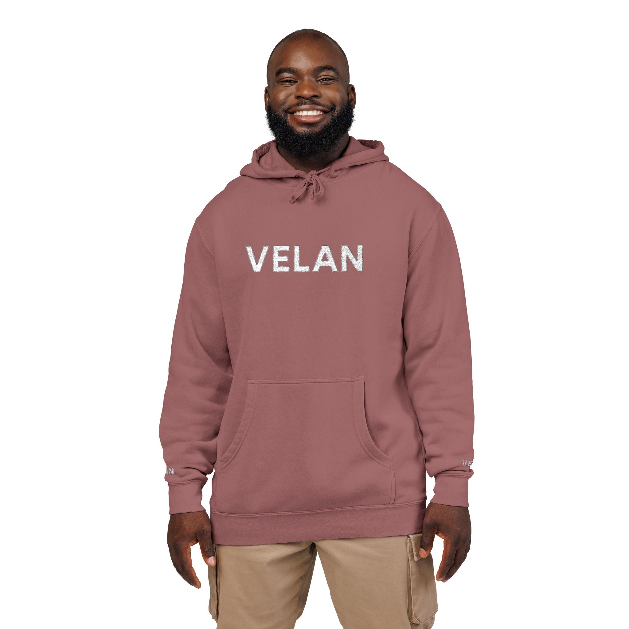 Velan Distressed Pigment-Dyed Hoodie
