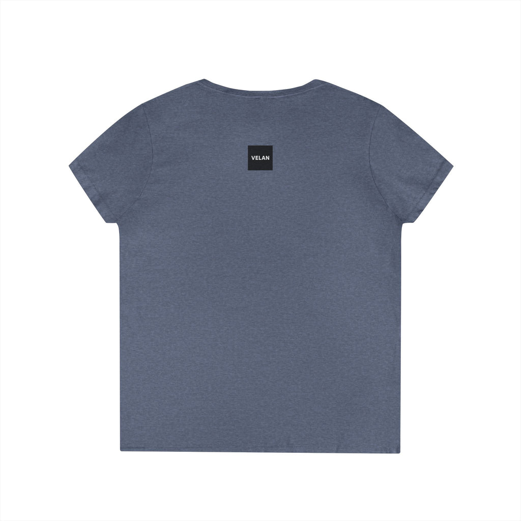 Velan Women's Minimalist V-Neck Tee