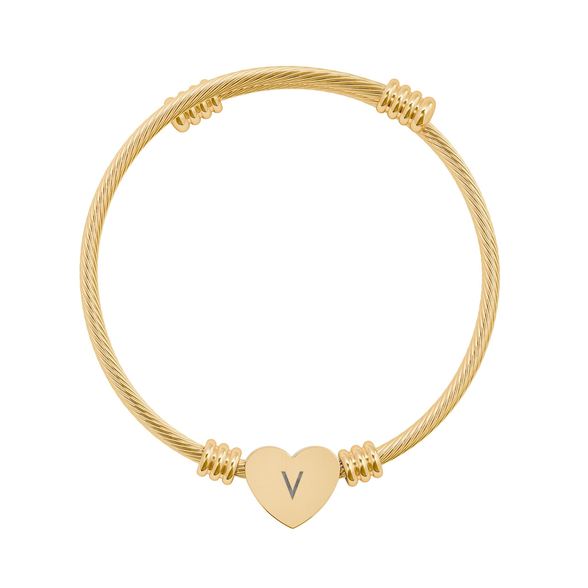 Velan Heart Cuff Bracelet