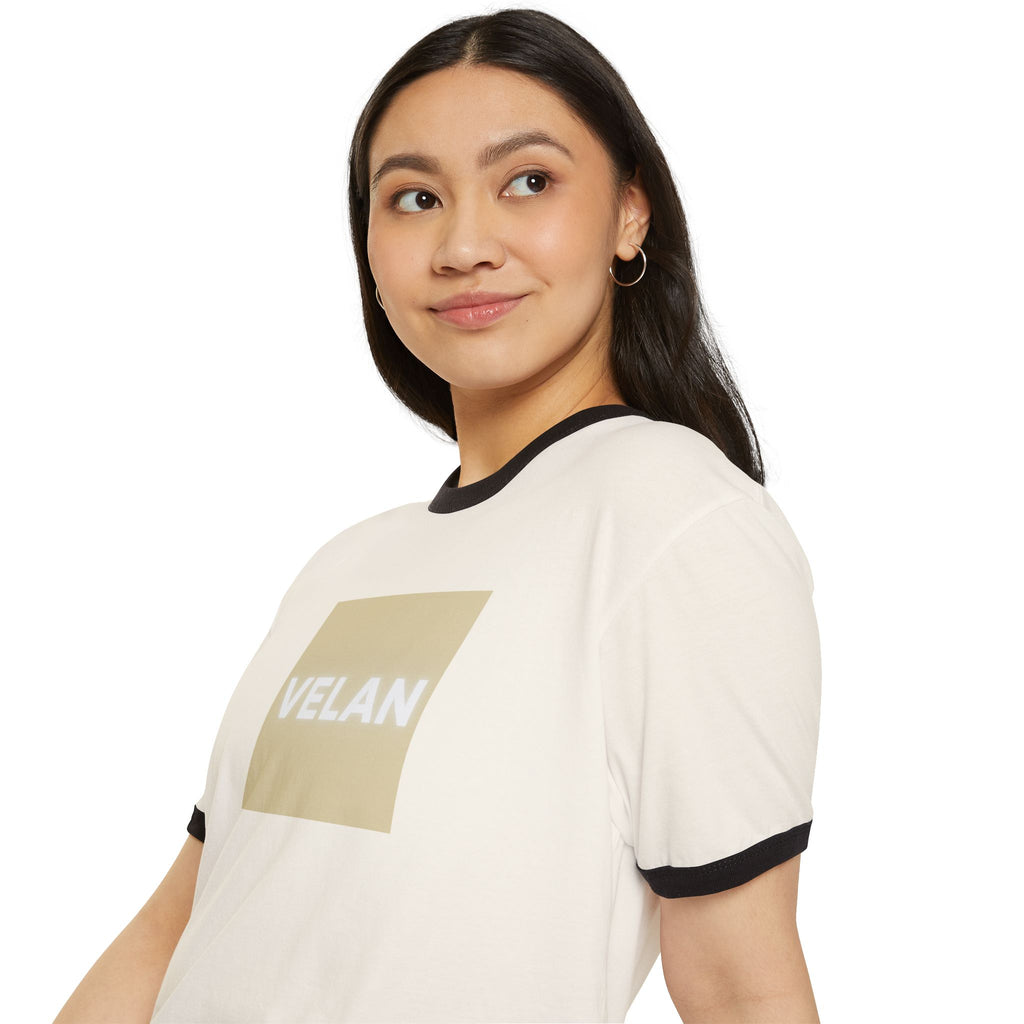 Velan Unisex Retro Ringer Tee