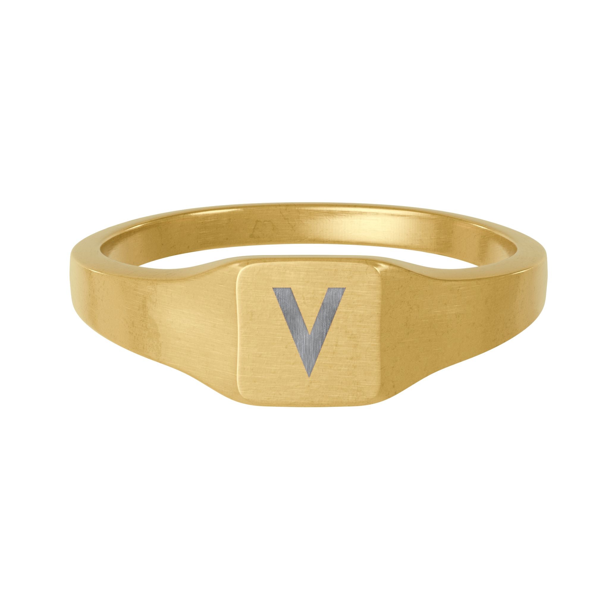 Velan Square Signet Ring
