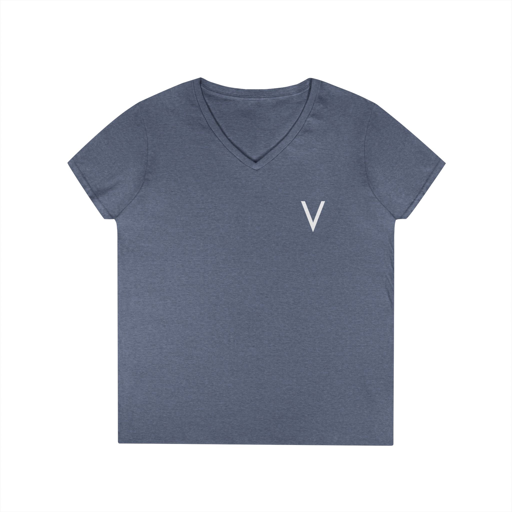 Velan Women's Minimalist V-Neck Tee