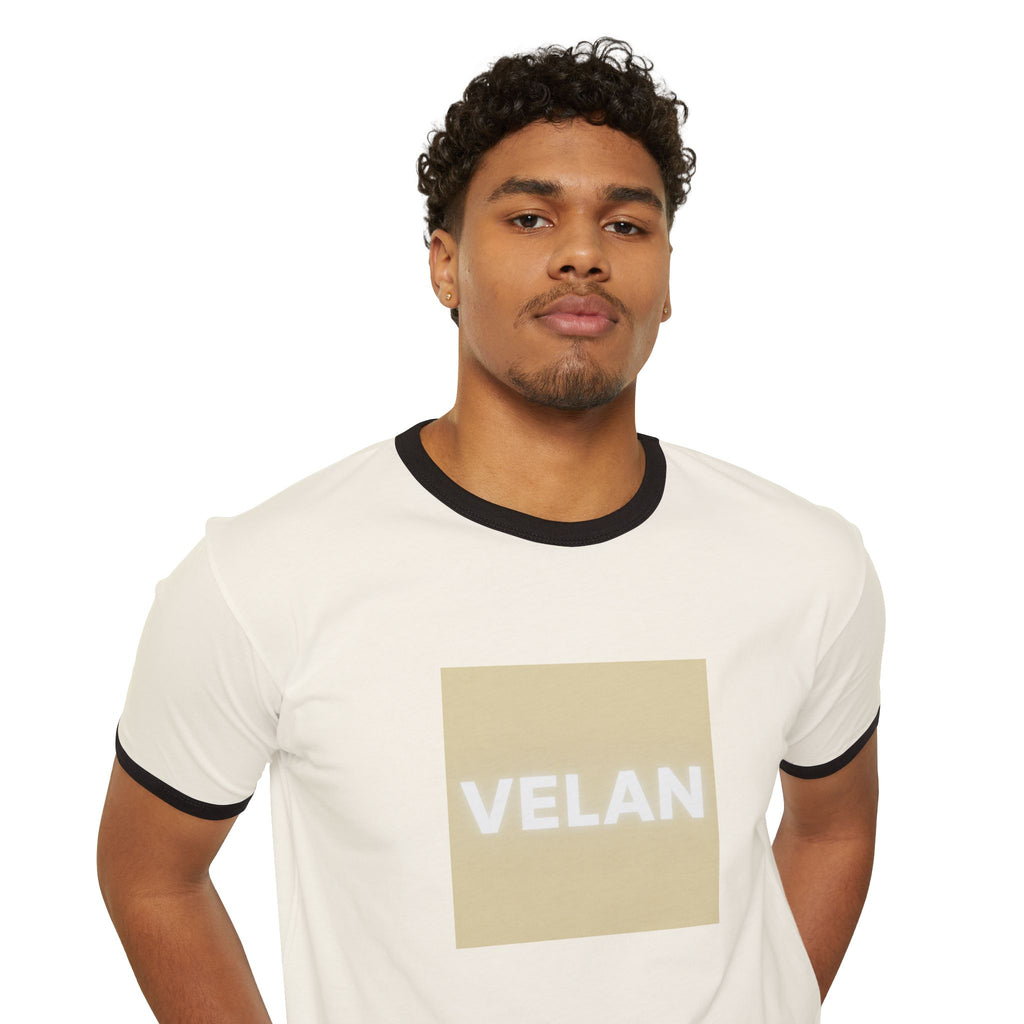 Velan Unisex Retro Ringer Tee