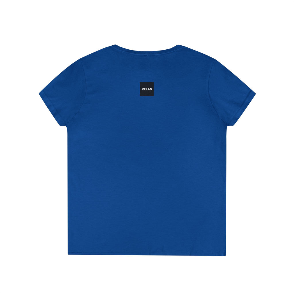 Velan Women's Minimalist V-Neck Tee