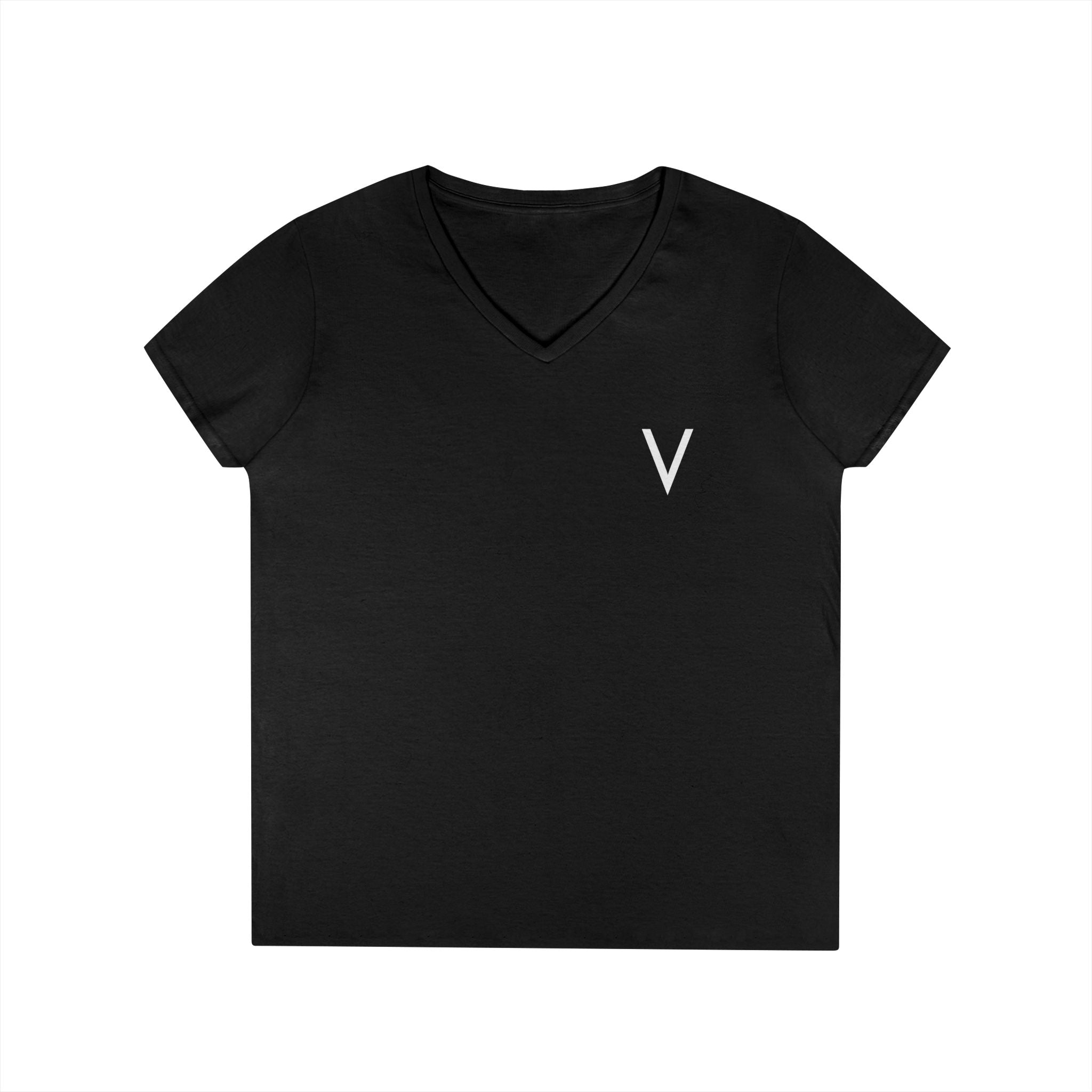 Velan Women's Minimalist V-Neck Tee