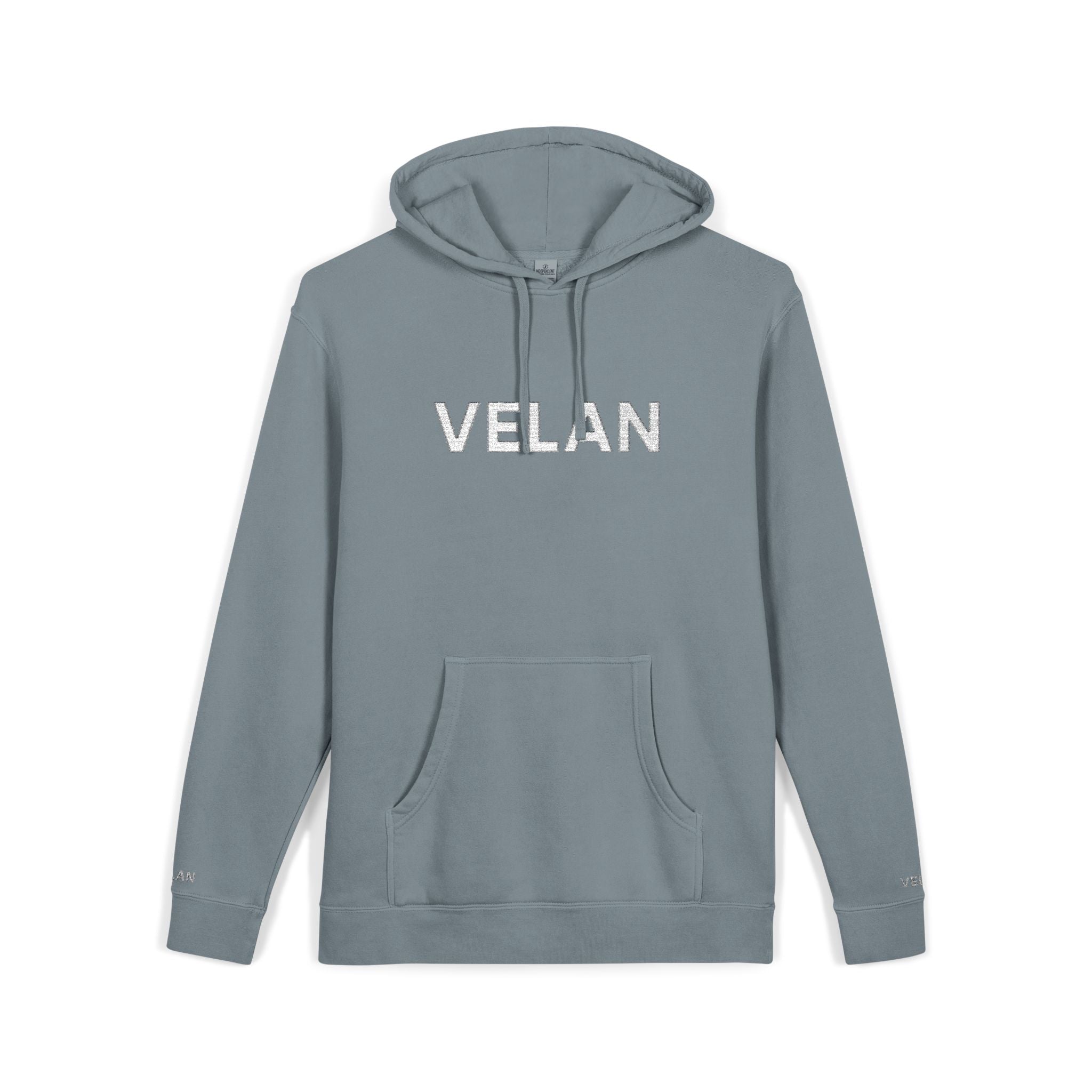 Velan Distressed Pigment-Dyed Hoodie