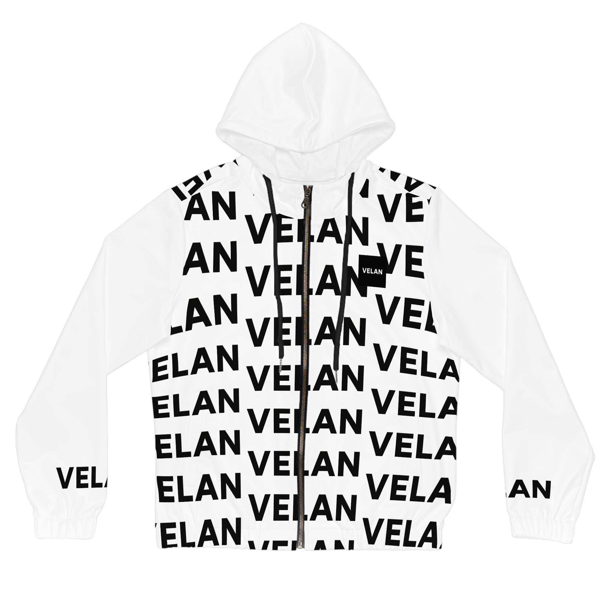 Velan Women’s Bold Monogram Full-Zip Hoodie