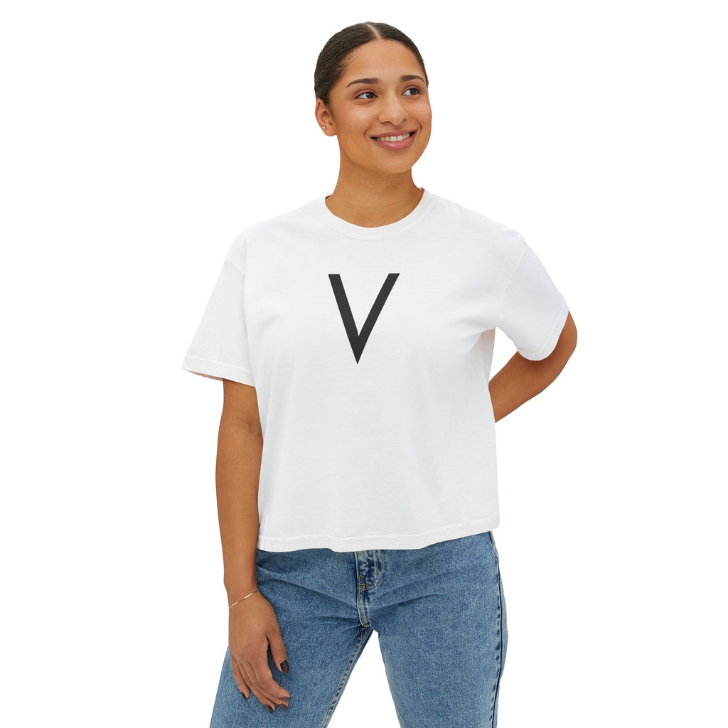 Velan Women's Minimalist Boxy Tee
