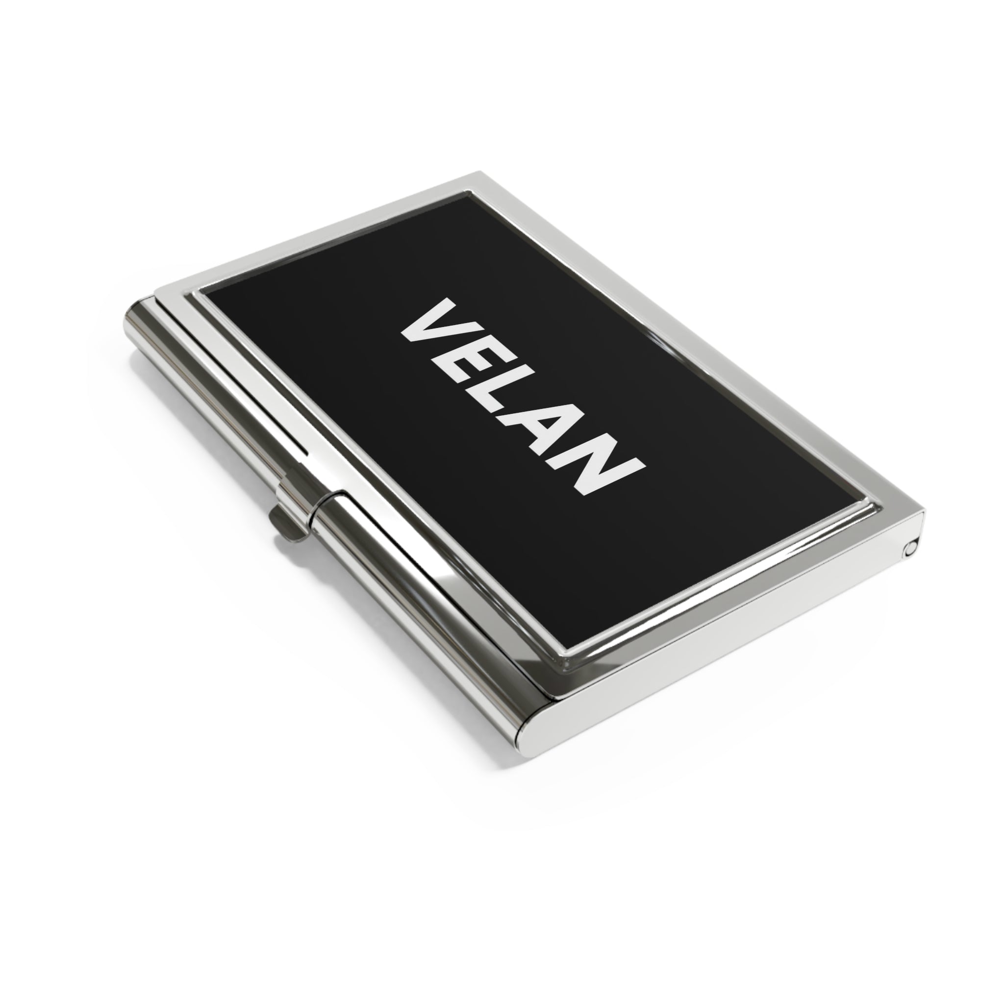 Velan Black Metal Business Card Holder