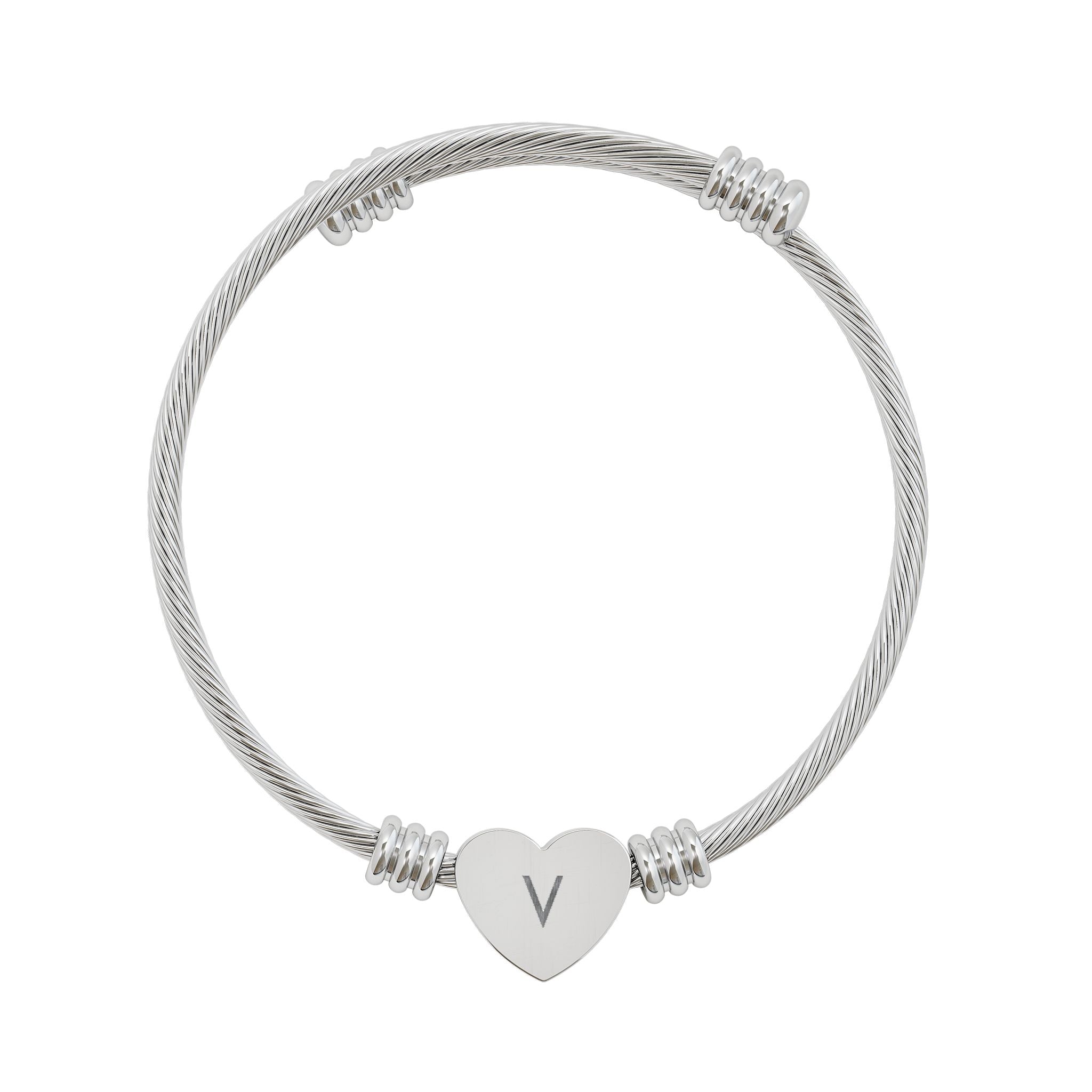 Velan Heart Cuff Bracelet
